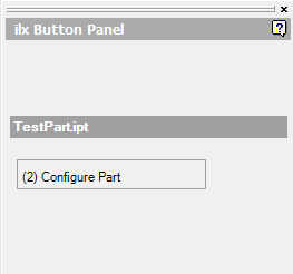 Configure Part Only Button